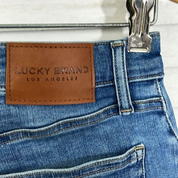Lucky Brand Brigette Ankle Jeans Size 8 Button Closure Skinny - Picture 10 of 13